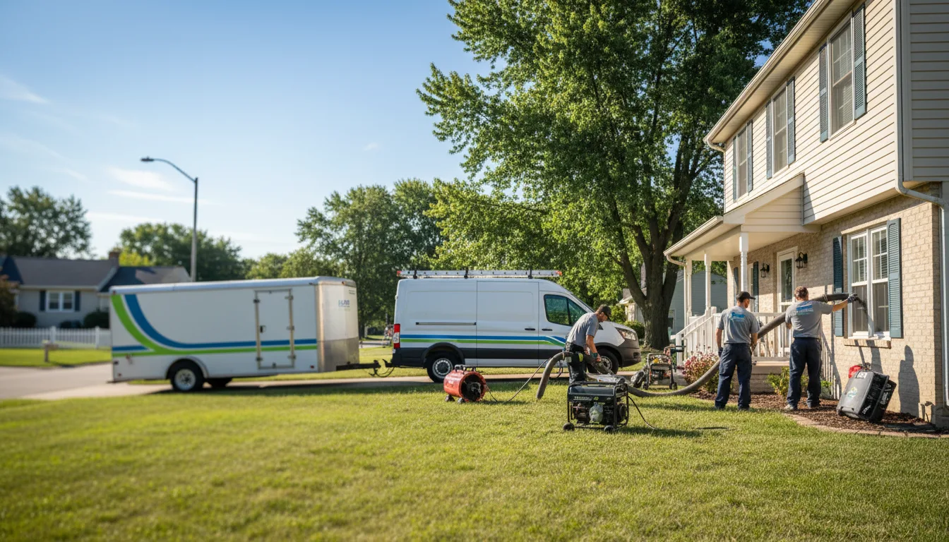 Flooded Basement Restoration And Cleanup With Repair in Burrton, KS near me